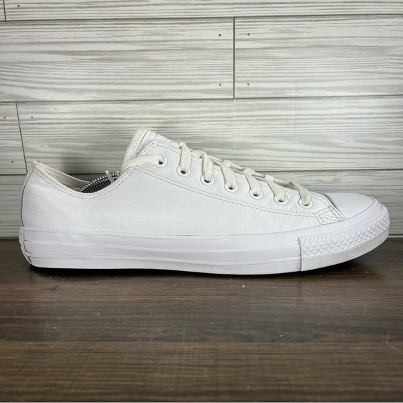 Converse Other - Converse Chuck Taylor All Star Ox Leather White Shoes - M 11.5‎ - W 13.5